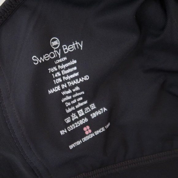 SWEATY BETTY High Intensity Sports bra NWT 38E - Picture 7 of 10